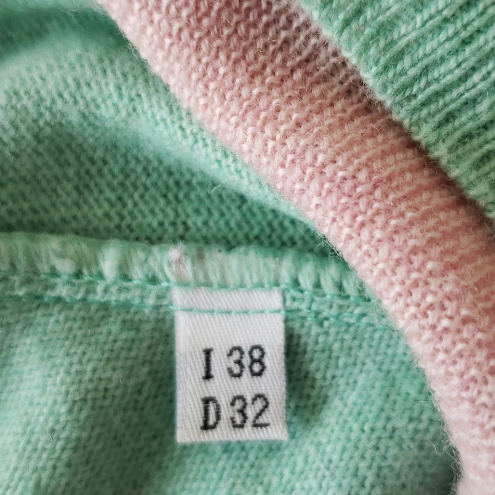 Blumarine turquoise cashmere/wool sweater - Picture 9 of 13